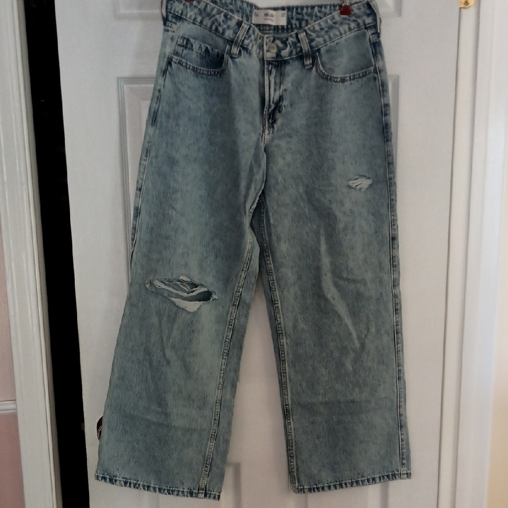 Hollister Light Blue Boot Cut Jeans